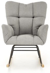 VASCO fotel bujany popielaty