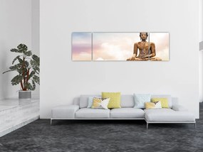 Obraz - Budda nadzorujący ziemię (170x50 cm)