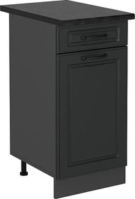 Szafka dolna do kuchni antracytowy domek wiejski 40x60x81.6 r-line