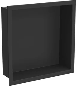 Mexen X-Wall-R półka wnękowa z kołnierzem 30 x 30 cm, czarna - 1970303010