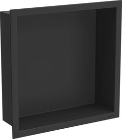 Mexen X-Wall-R półka wnękowa z kołnierzem 30 x 30 cm, czarna - 1970303010
