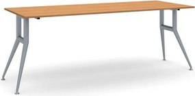 Stół konferencyjny do biura WIDE, 220x80 cm, czereśnia