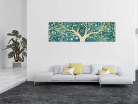 Obraz – Magiczne drzewo ze spiralami (170x50 cm)