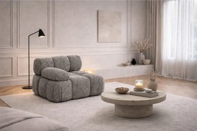 Moduł boczny do systemu modułowego, tkanina bukla Abriamo, Brązowy, Lewy, Selia