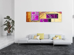 Obraz abstrakcji (170x50 cm)