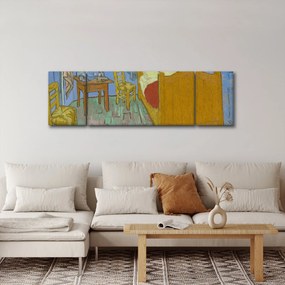 Obraz - Vincent van Gogh, The Bedroom, reprodukcje (170x50 cm)