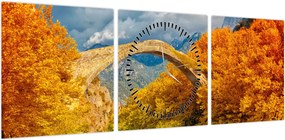 Obraz - Most Konitsa (z zegarem) (90x30 cm)