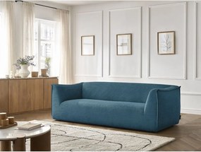 Niebieska sztruksowa sofa 242 cm Giorgia – Bobochic Paris