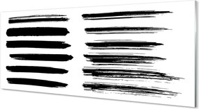 Panel Szklany Artystyczne Pociągnięcia Pędzlem