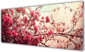 Panel Szklany Kwitnące Gałązki Drzewa