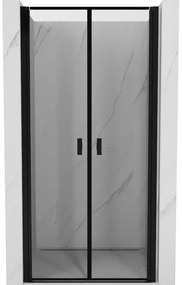 Mexen Mist drzwi prysznicowe uchylne 70 cm, czarna ramka, czarne - 8A7-070-000-70-70