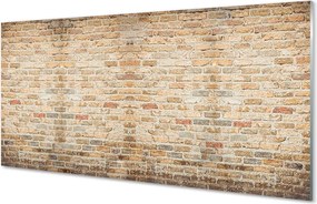 Szklany Panel Loftowy Akcent Ceglany