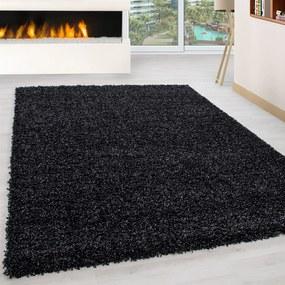 Dywan shaggy jednokolorowy antracyt 300 cm x 400 cm