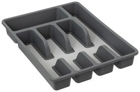 Organizer na sztućce do szuflady, 5 przegródek, 26,5 x 36,5 x 5 cm