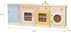 Viga polarb drewniany zestaw kuchenny xl pralka kuchenka zmywarka