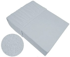 Prześcieradło z gumką frotte Bielbaw 180x200 szare GRENO