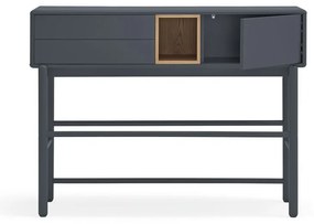 Ciemnoszara konsola 35x120 cm Corvo – Teulat