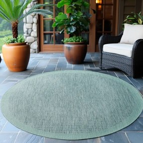 Niebieski okrągły dywan odpowiedni na zewnątrz ø 160 cm Giza 1410 – Ayyildiz Carpets