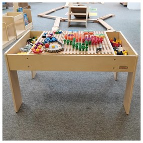 Masterkidz drewniany stół edukacyjny + akcesoria stem wall