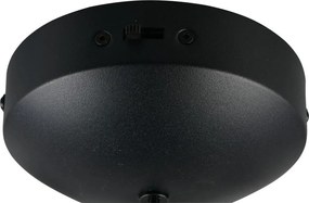 Lampa wisząca LED ze ściemniaczem w kolorze matowej czerni Melita – Trio