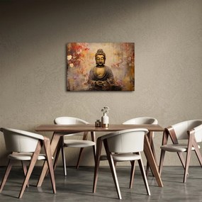 Obraz - Budda, malarstwo (70x50 cm)