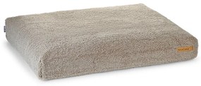 Beżowy materac dla psów z materiału bouclé 120x90 cm Senso Greige L – MiaCara