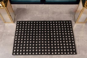 Wycieraczka 50x80cm Gumowa Plaster Miodu Wytrzymała Antypoślizgowa Ażurowa