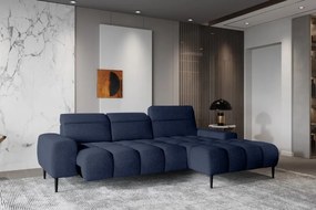 Narożnik GIANO S układ L Prawostronny z elektryczną regulacją siedziska w ktaninie AUSTIN 15 WERSAL