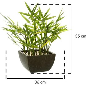 Sztuczne kwiaty - bambus w doniczce, wys. 35 cm