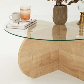 Stolik kawowy Bubble Sapphire Oak