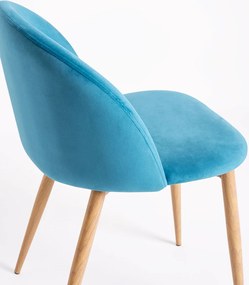 Zestaw 4 Krzese Vint Aksamitne