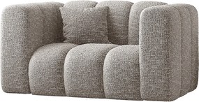 Fotel Grand, tkanina Haga, Jasnoszary