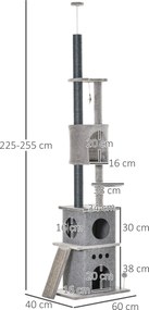 Drapak do ostrzenia pazurów PawHut akcesoria dla kota zabawka | Aosom.pl