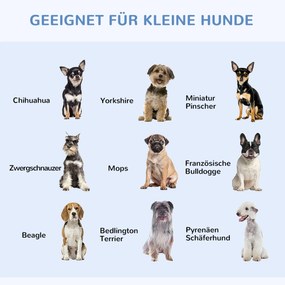 PawHut Klatka Transportowa dla Psa Rozmiar M Bezpieczny Transport Czarna Wytrzymała 76x46x52cm | Aosom PL