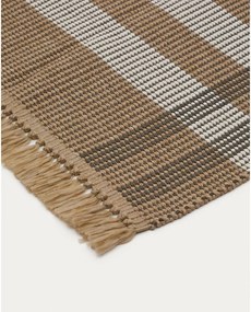 Beżowy dywan dwustronny tkany ręcznie 60x90 cm Barani – Kave Home