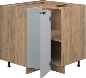 Szafka narożna jasnoniebiesko-szary 80.5x60x82 fame-line