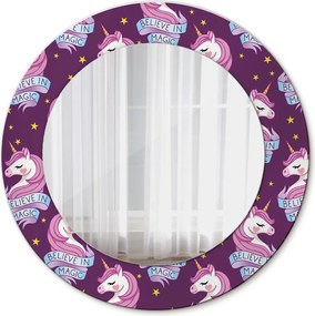 Lustro dekoracyjne okrągłe Gwiazdy jednorożca