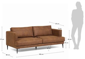 Koniakowa sofa 183 cm Tanya – Kave Home