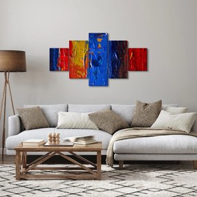 Obraz malarskich kolorów (125x70 cm)