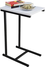 Minimalistyczny stolik boczny czarny + biały F9-L11
