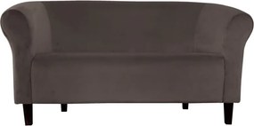Sofa Milo tkanina Welur : Kolor nogi - Venge, Kolor tkaniny - VELVET - MG05, Typ tkaniny - Velvet, Wysokość nogi - 15 cm