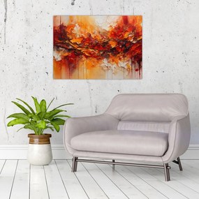 Obraz na szkle - Abstrakcja (70x50 cm)