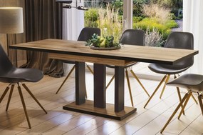 Stół Appia Black 210 rozkładany od 130 do 210 cm