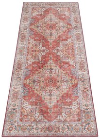 Jasnoczerwony chodnik Nouristan Sylla, 80x200 cm