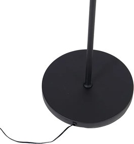 Lampa stojąca czarna w tym LED z pilotem - Bumu