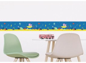 Dekoracyjny pas samoprzylepny Peppa Pig Sea, 500 x 9,7 cm