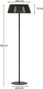 Solarna zewnętrzna lampa stołowa LED ø 33 cm Aldet – Kave Home