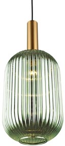 Lampa Sufitowa Wisząca Szklana APP459-1CP Zielona