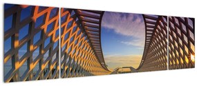 Obraz nowoczesnej architektury mostowej (170x50 cm)
