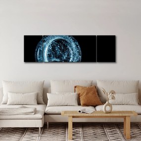 Obraz kropli lodu (170x50 cm)